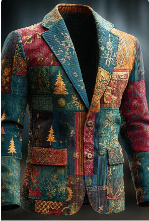 Saco Casual Navideño