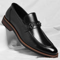 Businessschuhe mit weicher Sohle und niedrigem Absatz