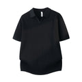 Herren Slim Fit Kurzarm Casual-Polohemd mit Reverskragen