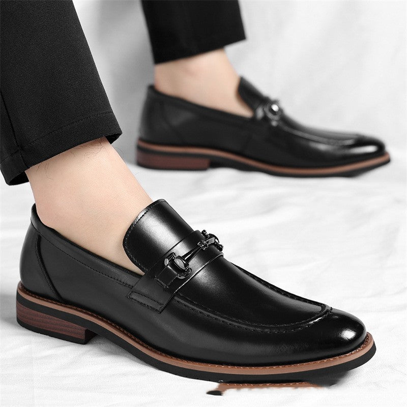 Businessschuhe mit weicher Sohle und niedrigem Absatz