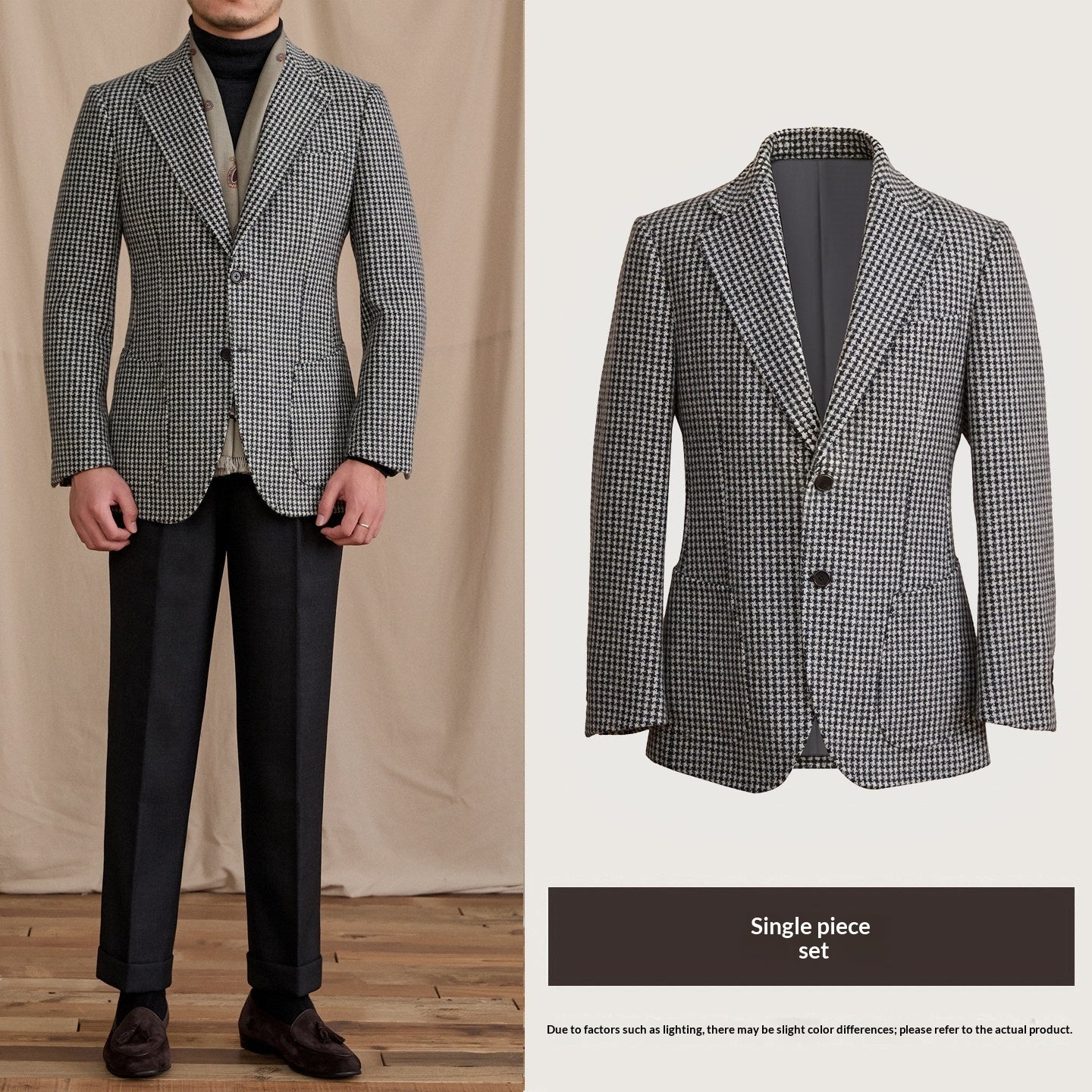 Saco de Lana Casual para Hombre