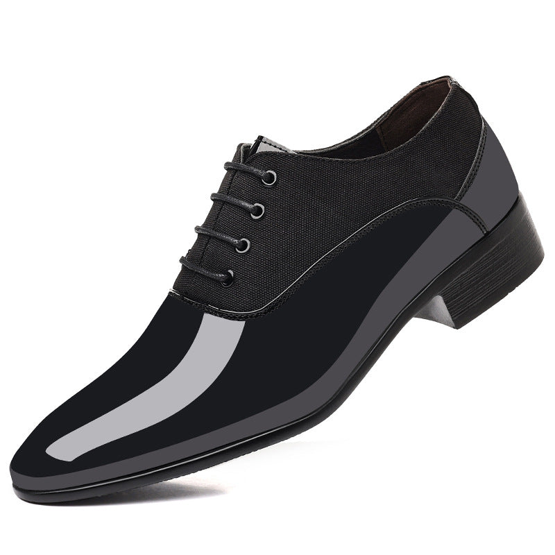 Zapatos Casuales con Superficie Brillante y Suela Suave para Hombre