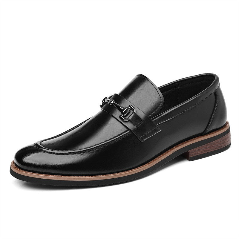 Businessschuhe mit weicher Sohle und niedrigem Absatz