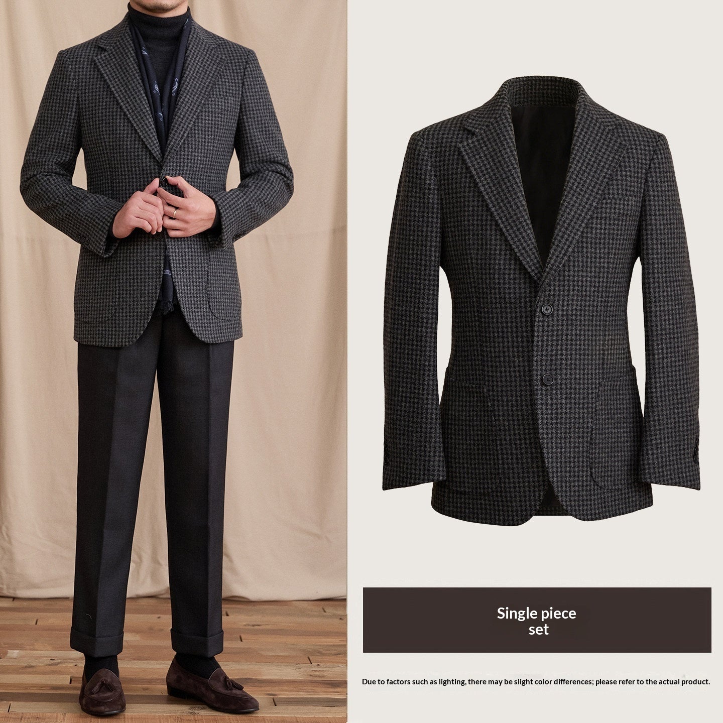 Saco de Lana Casual para Hombre