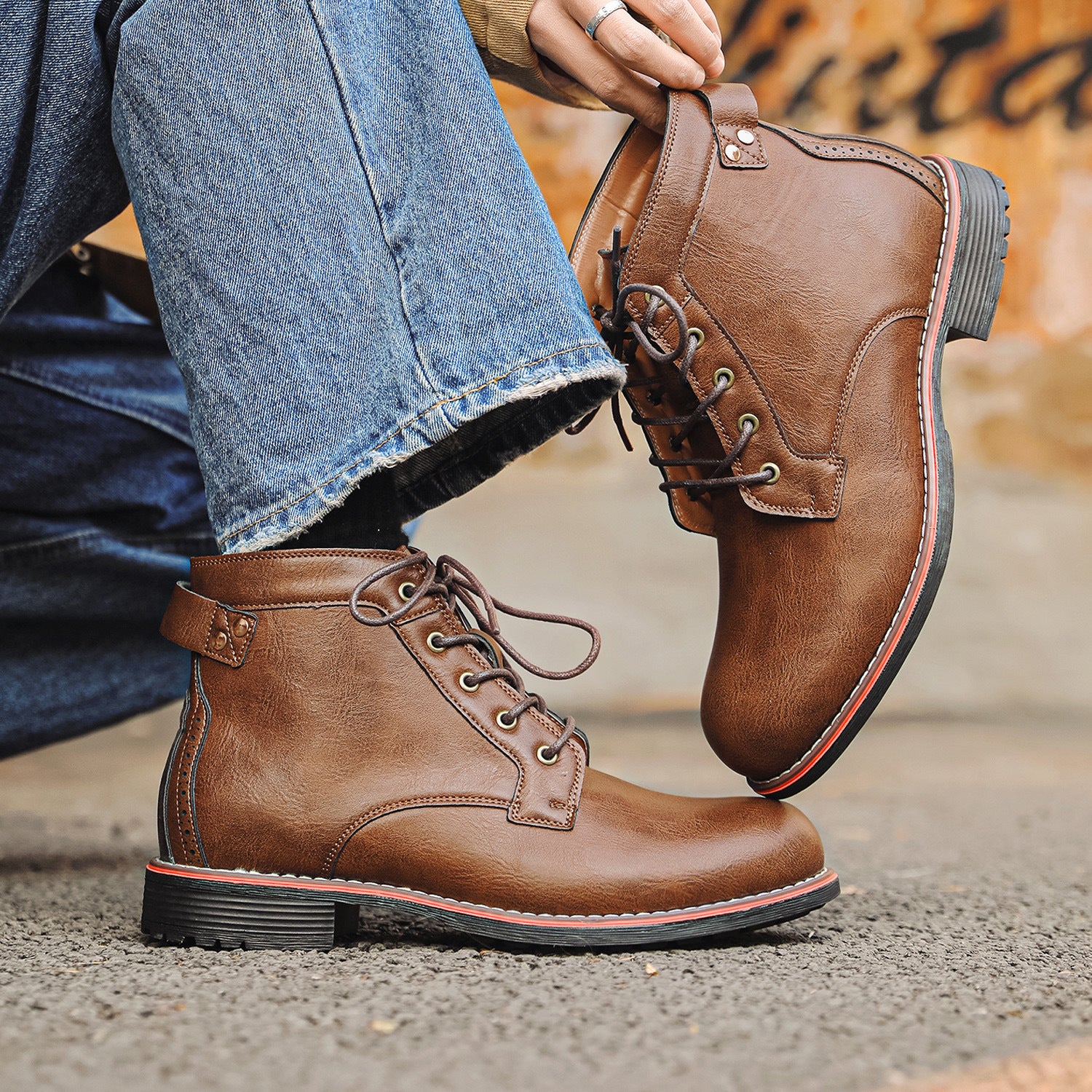 Retro-Cowboystiefel