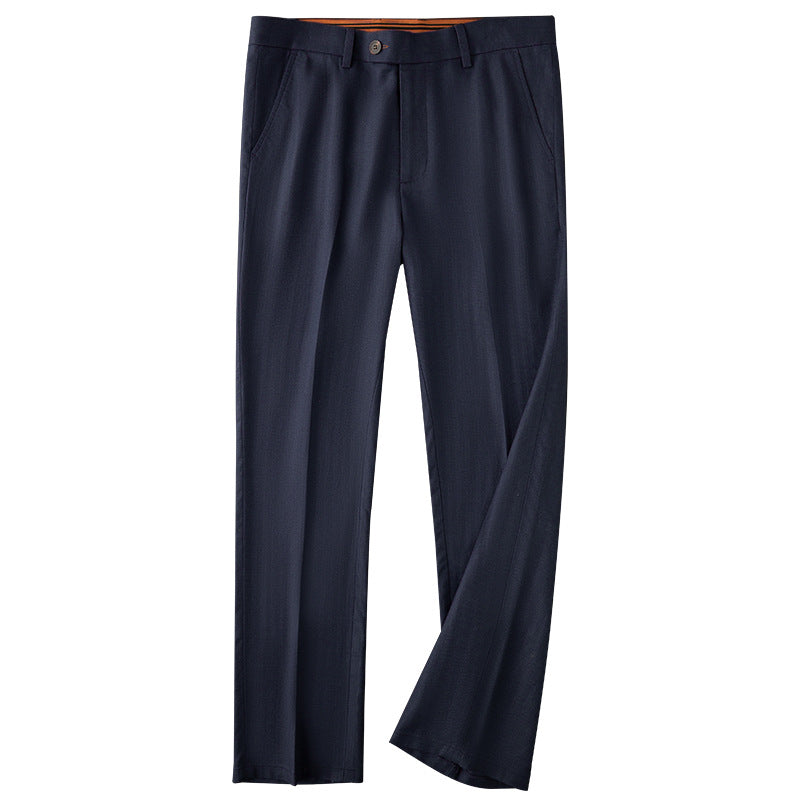 Leinenhose aus Tencel im Old-Money-Stil