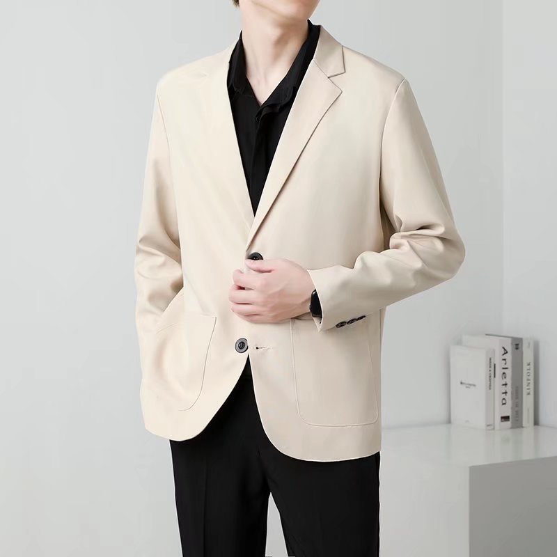 Herren-Slim-Fit-Anzug mit zwei Knöpfen